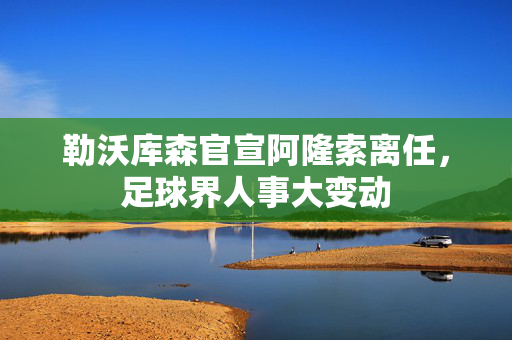 勒沃库森官宣阿隆索离任，足球界人事大变动