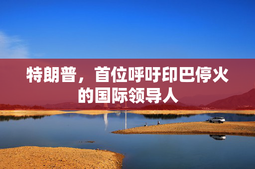 特朗普，首位呼吁印巴停火的国际领导人