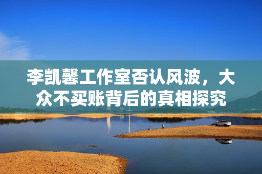 李凯馨工作室否认风波，大众不买账背后的真相探究
