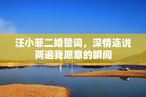 汪小菲二婚誓词，深情连说两遍我愿意的瞬间