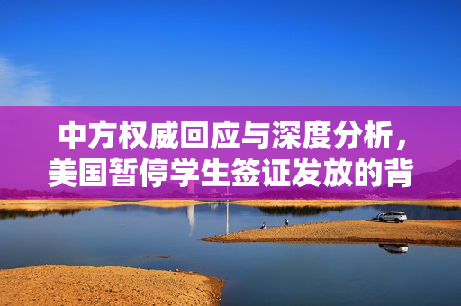 中方权威回应与深度分析，美国暂停学生签证发放的背后影响