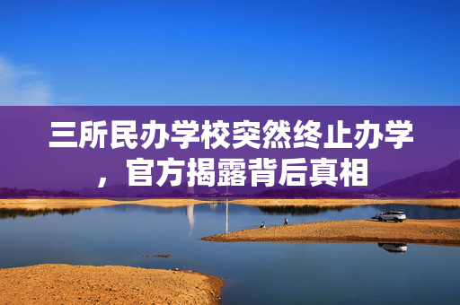 三所民办学校突然终止办学，官方揭露背后真相