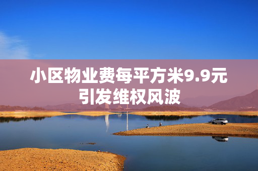 小区物业费每平方米9.9元引发维权风波