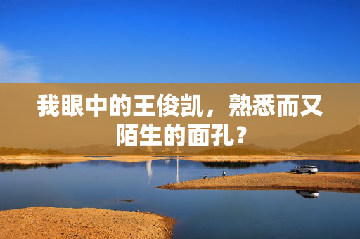 我眼中的王俊凯，熟悉而又陌生的面孔？