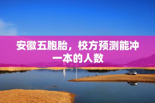 安徽五胞胎，校方预测能冲一本的人数