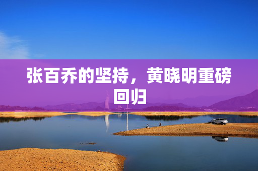 张百乔的坚持，黄晓明重磅回归