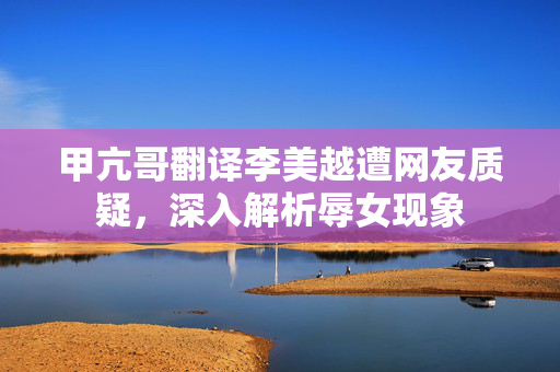 甲亢哥翻译李美越遭网友质疑，深入解析辱女现象