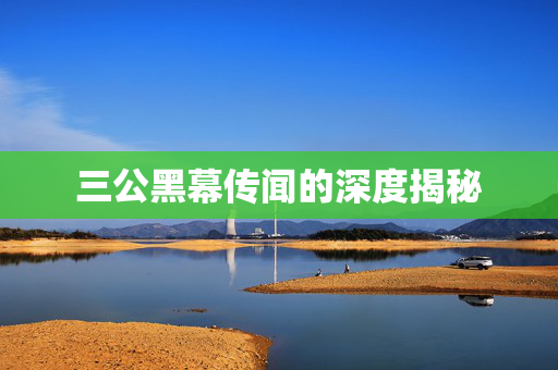 三公黑幕传闻的深度揭秘