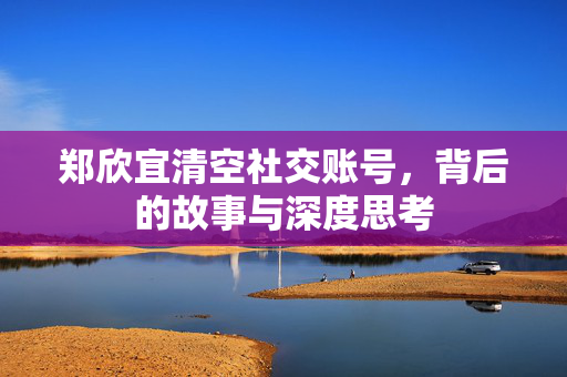 郑欣宜清空社交账号，背后的故事与深度思考