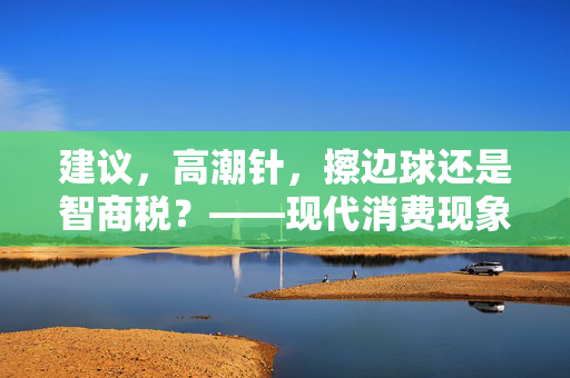 建议，高潮针，擦边球还是智商税？——现代消费现象深度解析