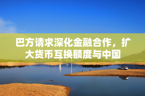 巴方请求深化金融合作，扩大货币互换额度与中国
