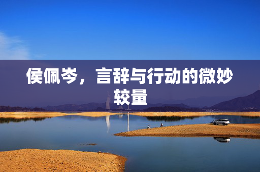 侯佩岑，言辞与行动的微妙较量